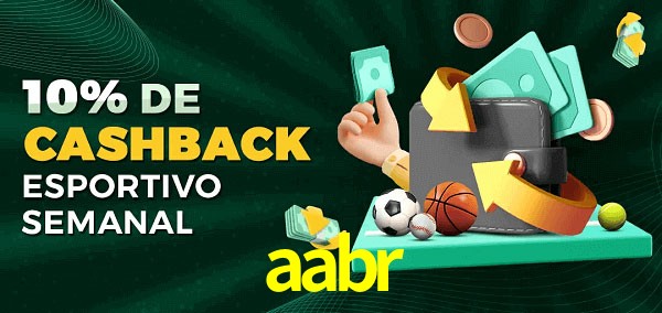 10% de bônus de cashback na aabr